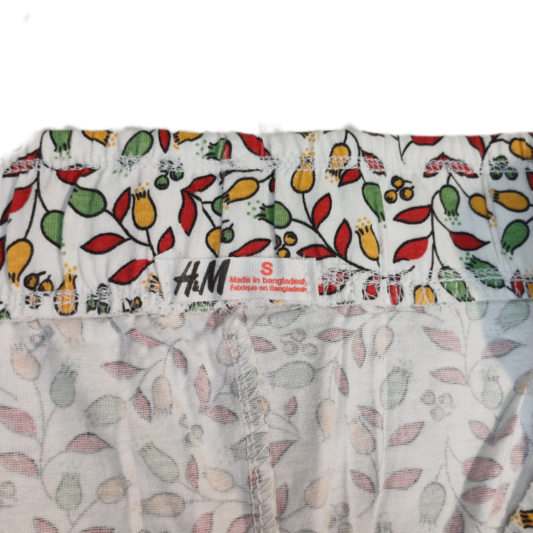 شلوارک زنانه و دخترانه برند H&M جنس نخ پنبه
